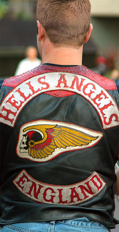 Motorcycle Jacket with Winged Skull
